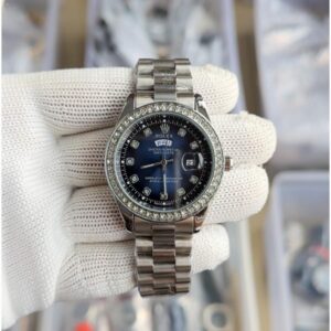 Rolexx Oyster perpetual Day Date Diamond 40 Battery - J872