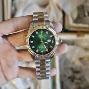 Rolexx Oyster Perpetual DateJust Green Dial