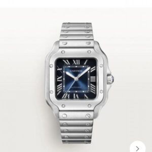 Cartie_r Santos Automatic silver blue