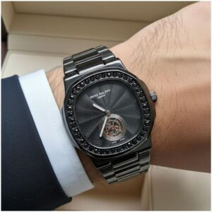 Pate_k Philippe Nautilus Diamond Full Black